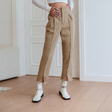 HIGH WASIT ANKLE-LENGHT  PANTS