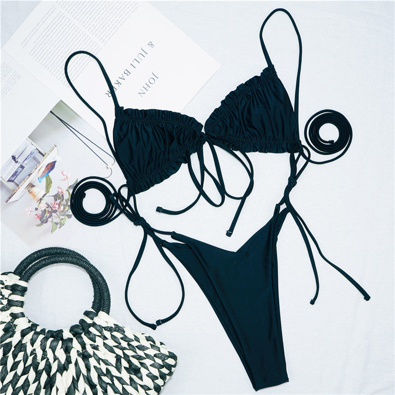 HIGH CUT SEXY MICRO BEACH WEAR BIKINI