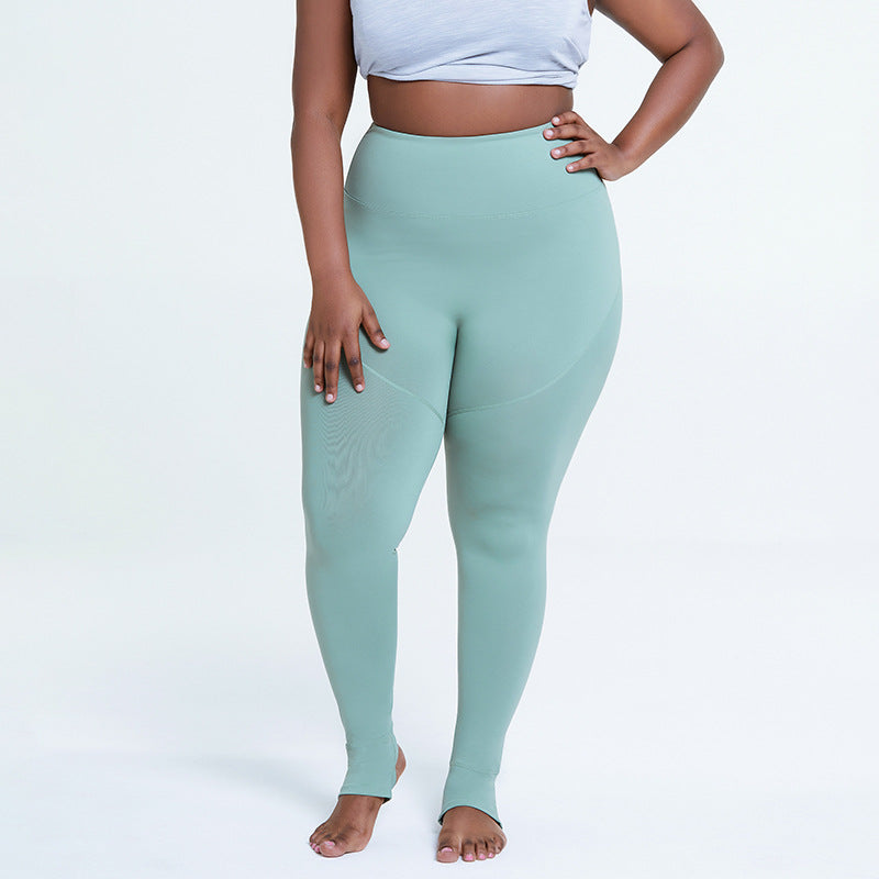 PLUS SIZE YOGA SKIN-FRIENDLY SPORTS PANTS