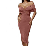 SEXY LACE-UP TOP HIGH WAIST DRESS