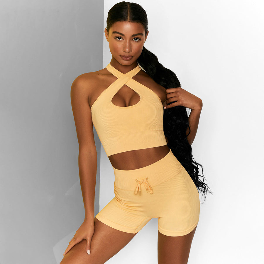 CROSS STRAP YOGA SUIT