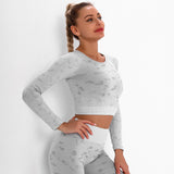 SPORTS TIGHT SEAMLESS YOGA SET