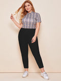 SPRING AND SUMMER PLUS SIZE CASUAL PANTS