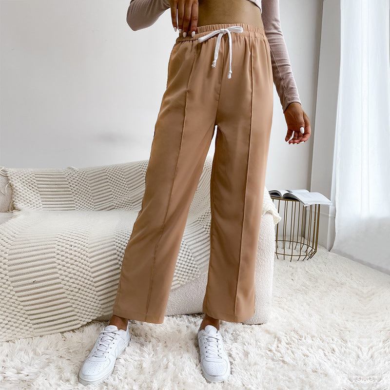 DRAWSTRING LEISURE PANTS