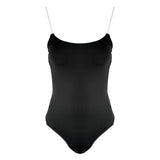 SUMMER   NEW DIAMOND CHAIN SUSPENDERS TIGHT BACKLESS BODYSUIT