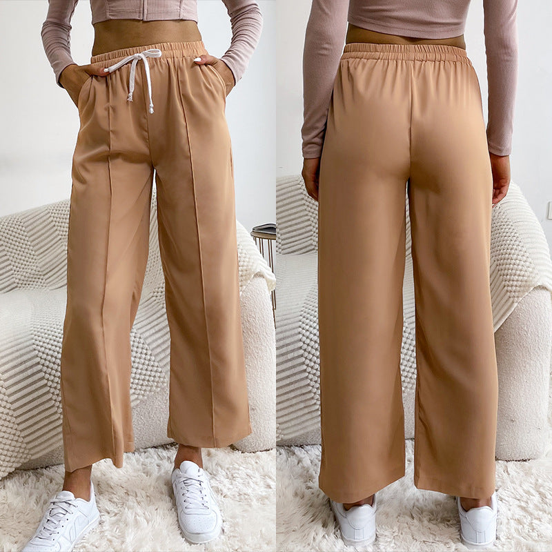 DRAWSTRING LEISURE PANTS