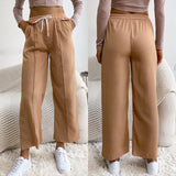 DRAWSTRING LEISURE PANTS