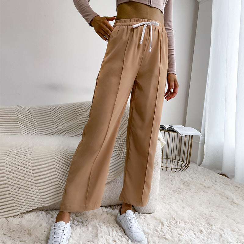 DRAWSTRING LEISURE PANTS