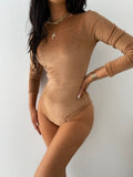 LONG SLEEVE SEXY JUMPSUIT